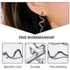 Dangle Earrings Hypoallergenic Snake Geometric Jewelry Woman's Gift Minimalist Studs Exaggerated