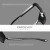 Lunettes de soleil Kingseven Men Polaris Polaris Pochromic Design Femmes Chameleon Sun Glasses UV400 Anti-Glare Driving Square Eyeglass