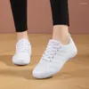 Dance Shoes Unisex Cheerleading White Children Youth Sports Non-slip Gym Male Women Dancer Dancing Training