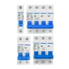 AC MCB 1P 2P 3P 4P 230V 400V 6KA MINI CURMBRAAK BREAKER Luchtschakelaar 10A 16A 20A 32A 40A 50A 63A Overbelasting Kortcircuitbeveiliging