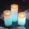 Bougies LED de flamme dansante avec RVB Remotewax Pilier Candle pour décoration de mariage Night Lightatmosphère DÉCORME DE LAMPE 240412