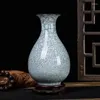 Vasos jingdezhen vaso de cerâmica artesanal criativo ornamentos vintage artesanato em decoração em casa