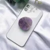 INS Marmoring Stone Phone Stand Turquoise Specialformat fällbart telefongreppstöd för iPhone Samsung Xiaomi-telefontillbehör
