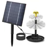 Gardendecoraties 3 Laags 3,5 W fonteinpomp Diy Solar Bird Bath Decoratief met paneel multifunctioneren voor