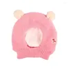 Dog Apparel Cute Ear Muffs Noise Protection Pet Ears Head Covers Knitted Hat Anxiety Relief Winter Warm Earmuffs For Medium Large Dogs