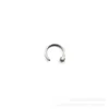 Nose Rings Studs Fashion Stainless Steel Horseshoe Fake Ring C Clip Lip Piercing Stud Hoop For Women Men Barbell Drop Delivery Je J Dh18X