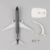 Metal Aircraft Model 20CM1 400 Zealand Boeing777 Metal Replica med landningsutrustning Alloy Material Aviation Simulation Boy Gift 240328