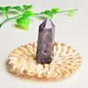 Figuras decorativas Amethyst Point Varita de Crystal Wand Natural Gemstone Purple Quartz Columna Room Decoración Wicca Witchcraft Chakra