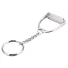 Nyckelringar 1st Simple Elegant Design Western Stirrup KeyChain Key Ring Hanger Tool For Men Women Bag Decoration Equestrian Equine Horse th 240412