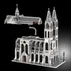MOC-148170 MODULER GOTHIC CATHEDRAL Byggnadsblock sätter medeltida katedralmodell med typiska detaljer 4165 datorer för insamling