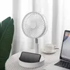 Electric Fans Summer Desktop USB RECHARGEABLE LITA Electric Fan Tyst bärbar mini -fans Desktop Floor Standing Folding Dractable Fan