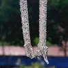 Ice Clear Men's Necklace SI Clarity Realistic 10Ks Pure Sier Vvs Tennis Chain Store