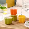 Bakvormen gebakvorm Groen/geel/oranje chocolade mini huishouden keuken accessoires ijsvorm 5 cm grote creatieve doos