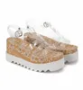 Stella McCartney Femmes Ed Curtis Transparent Elyse Sandals Femmes Summer Shoes Wedge Platform3070117