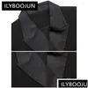 Kvinnors kostymer blazrar Ilyboojun Slim Patchwork spets för kvinnor noterade krage långärmad temperament blazer kvinnliga höstkläder 2024 otl4v