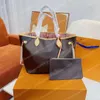 Sacs de soirée 2024 Sac à provisions de luxe de créateur 2pcs Signe pour femmes avec du cuir de portefeuille Nouveau sac à main de luxe pour femmes Asa