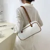 Bolsos de hombro 2024 Fashion Bolso para mujeres PU cuero PU Casaul Tote francés Top Bolsos de diseño Moldero Sac A Main