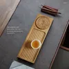 Tea Trays Japanese-style Dry Tray Ins Solid Wood Rectangular Mini Simple Table Household Portable Small