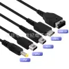 Kable 30pcs Wysoka jakość dla GBASP / NDSI / NDSL / WiiU / PSP Five w jednym kablu ładującym (czarny)