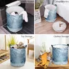 Sac à linge Forest Forest arbres Snow Dirty Basket Foldable Imageproof Home Organizer Clothing Kids Toy Rangement