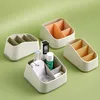 Stor skrivbord förvaringslåda multifunktionell förvaringskorg nyckelbehandling av fjärrkontroll förvaringslåda kosmetisk lagring