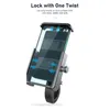 Bike Phone Holder CNC Motorcycle Handlebar Mobilephone Support Aluminum Alloy 360 Rotation MTB Road Bicycle Mount Accessories