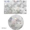 Adesivi per finestre ad incisione Solar Catcher 3D Film 3D Vinyls Privacy Balcony Desallievi del bagno decorativo colorato