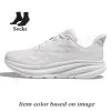 Hommes de qualité supérieure de qualité supérieure Clifton 9 Chaussures de course Bondi 8 noir blanc rose glacée bleu pêche pêche foule rouge carbone 2 bas de nuages coureurs jogging