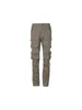 Pantalon pour hommes Lavage pour faire de vieilles tactiques rétro Techwear Style Multi-poche Cargo High Street Casual