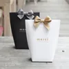 Enveloppe cadeau 5pcs français Boîtes de remerciement Boîte de bonbons pour les faveurs de mariage Pack