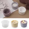 Candle Cup Silicone Mold DIY Storage Boxes Jars Bottles Gypsum Concrete Epoxy Resin Mold Round Succulent Flower Pots Home Decor