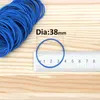 50-500pcs blu elastici bande di elastico anello di gomma Office Respuglio di articoli di cartoleria Forniture scolastiche Diametro 38 mm