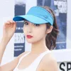 Visir Ball Caps Summer Hats For Women Men Long Brim Sunscreen Baseball Cap Snabbtorkning Sport Cap Women Tennis Visor Sunhat Outdoor Hat 24412