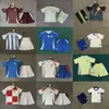 Jerseys de football Nouveau Mexique Argentine et l'équipe nationale de l'Italie Home and Away Adult Childrens Clothing Filt Court Jersey de football à manches courtes