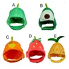 Cost Costumes Pares de pastèque drôle Shape Orange Soft Dogs Soft Dogs confortable Avocado ACCESSOIRES ACCESSOIRES DANS