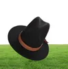 Moda hat sun ”mężczyzn fedora kapelusz klasyczny szeroki brzeg poczuł się miękki kloche czapka chapau imitacja wełny cap8650325