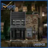 1495pcs Classic Movie MoC Borgin en Burke's McHavelock's Wizarding Headdear Building Block Castle Model Diy Assembly Brick Toy