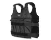 Chaleco ponderado de 50 kg de carga para el boxeo Equipo del cuerpo de entrenamiento Vest Ajustable Jacket Negro Swat Spliting PRO1400336