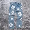 Jeans jeans high street designer lacrime in denim impilato jeansbiker adatto per uomo uomo slim patch giacche da toppa