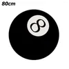 Carpets 8 Ball Rug Round Simulation Retro Black No. Billiard Carpet Anti-slip Office Chair Pad Bath Floor Mat Kids Bedroom Area Rugs