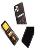 L Package de cartes de concepteur de luxe Étuis de téléphone pour iPhone 13 Pro Max 12 11 xs xr x 7 8 Plus avec un motif réel PO5410493