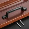 Vintage Furniture Door Handles and Knobs 75mm Antique Jewelry Box Case Kitchen Cupboard Drawer Cabinet Pulls Handle with Screws