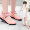 Kids Princess Shoes Baby Soft-solar Toddler Shoes Girl Children Single Shoes sizes 26-36 W7oP#