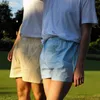 Dames shorts Y2K Aesthetic Plaid Women Vintage Pyjamas Korte broek Slaapkleding Bodems Elastische taille knop Casual baggy