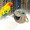 Petable Pet Bird Parrot Transport Cage Small Animal Accessoires extérieurs Sac de voyage de porc de Guinée 240412