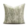 Nordic Cream White Green Oreading Covers Decorative Minimalist Texture Light Luxury Pouteau Jacquard Salon Room Pillowplip