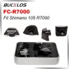 4pcs Bucklos Fahrradkurbel Schraubenkettenschrauben für Shimano FC-R7000 R8000 R9100 CNC Road Bike-Kettenschraube Bolzenzyklus Teile