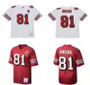 Stitched Football Jerseys 81 Terrell Owens 1996 2002 50th Mesh Legacy Pensionerade retro klassiker Jersey Men Women Youth S-6XL