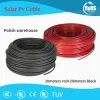 BLUSUNSOLAR 40meters/Roll 1x4/6mm2 Solar Cable Wholesale Solar Wire for Solar Power Connector,12 /10AWG PV Cable 20 Red+20 Black