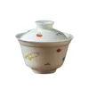 Tasses Saucers Sculpture chinoise Porcelaine Blanc Single tasse tasse de thé Small Tea Coffee Home Room Living Table